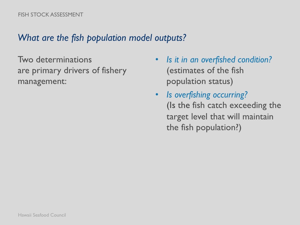 Module 5 fish stock assessment hawaii seafood